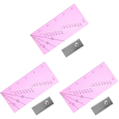 SEWACC 3 Sets Patchwork Ruler Seam Allowance Guide Rulers Acrylic Seam ...