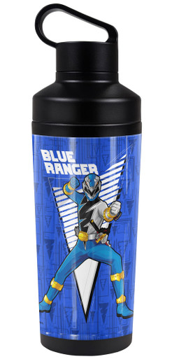Power Rangers: Dino Fury OFFICIAL Blue Ranger Character 18 oz Insulated ...