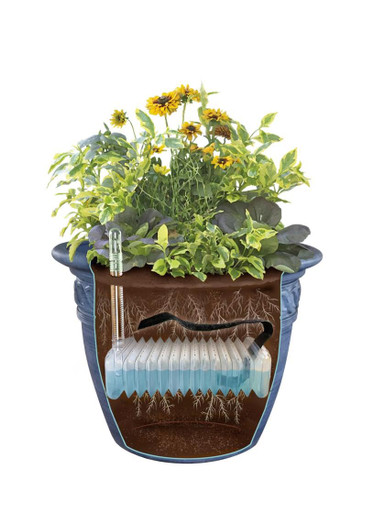 Partial Insert Potting Gardeners Supply Company Adjustable Self-Watering Insert for Pots and ...