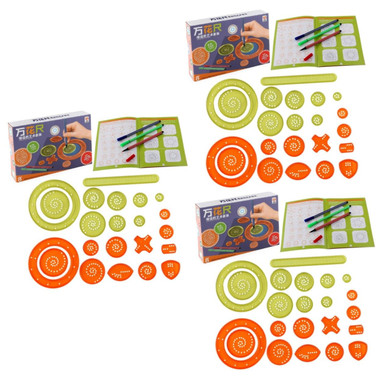 Diy Puzzule Ruler SEWACC 3 Sets DIY Multi-Flower Ruler Puzzle Toys Kid Toy Toys for Kids ...