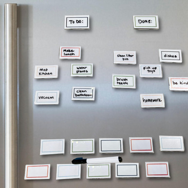 Frame Board Management Chart A La Carte: Acrylic Magnetic Frames Set with Wet Erase Marker ...