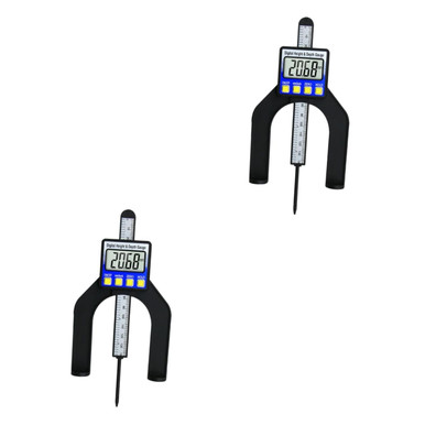 Uonlytech 2pcs 2 1 Depth Gauge Height Ruler Depth Height Gauge LTE ...