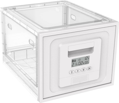 Habit Control Clear Lock Box - Timer & Combination Modes, Plastic ...