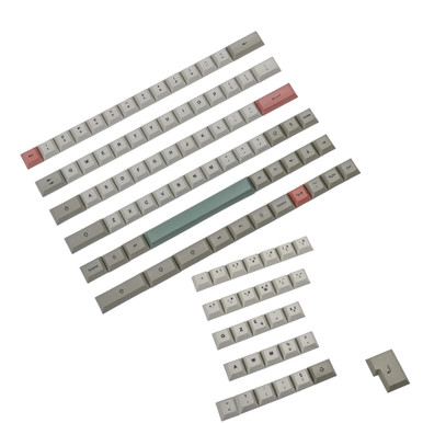 YMDK 61 64 68 DSA Profile 9009 Dye Sub ANSI ISO AZERTY QWERTZ España Reino Unido Francés Alemán Italiano Keyset PBT Keycap Para Teclado MX (conjunto ISO Francés