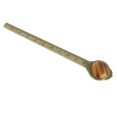 Stone Nature Ruler ONDIAN Book Marker Ruler Bookmark Crystal Decor Bookmarks Paper ...