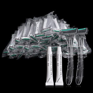 (200 Pack)Kheoxusa Disposable Razors,Disposable Razors Men,Twin Blade ...