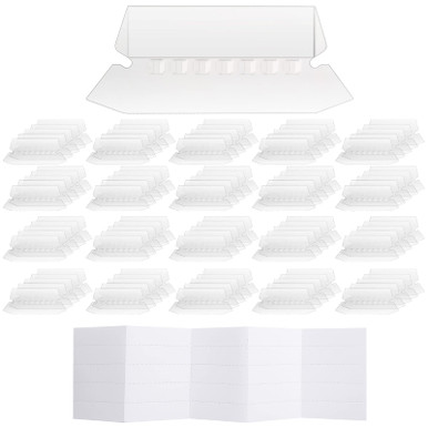 File Folder Tabs, 100 Sets Hanging File Folder Tabs with Inserts for ...
