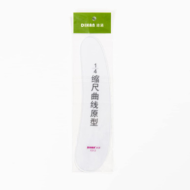 DIHAN #1513 1/4 Scale Tailoring Handicraft Grading French Curve Ruler ...