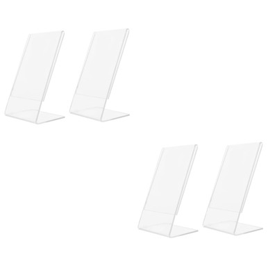 Table Document Stand Garneck 4 Pcs photo frame portrait display stand Table Menu stand photo ...