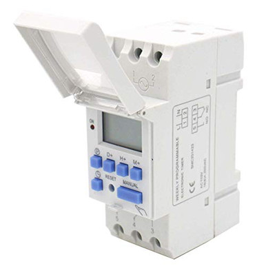Baomain THC15A AC 110V Digital LCD Power Programmable Timer Time Switch ...