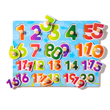 Wooden Puzzles for Toddlers 1-3, 6 Pack Peg Puzzles with Wire Puzzle ...