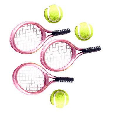 Tannis Racket Smal Toyvian 3 Sets Sports Small Tools Baby Desktop Tennis Racket Small ...