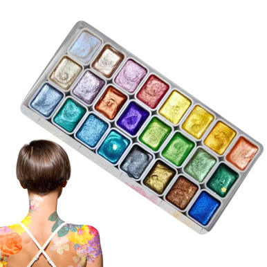 Ipico 24 Colors Watercolor Painting Set | Pearlescent Art Painting ...