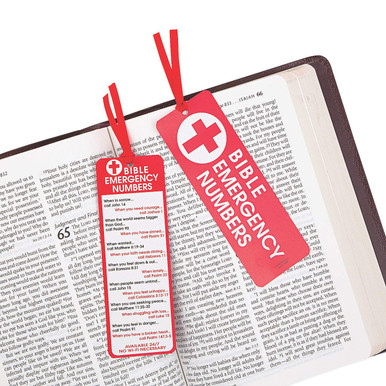 Fun Express - God's Emergency Numbers Bookmark - Stationery - Bookmarks ...