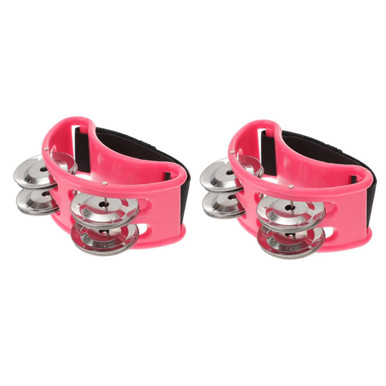 Wakauto 2 Pieces Rattle Standing Bongos Tambourine Drawer Foot Musical ...