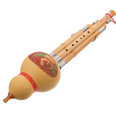 Cucerbet Instrument Toyvian Chinese Curcubit Flute Gourd Flute Wood Flute Instrument ...