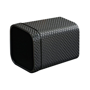 Alipis Rattan Trash can Bathroom Trash cans with lids Kitchen Garbage can Rattan Round Waste ...