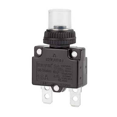 DIYhz 12mm Waterproof Momentary Push Button Switch Kit - 14-Piece Multi-Color ON/OFF Switches (125V 3A)
