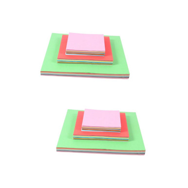 STOBOK 1200 Pcs Handmade Paper Double Origami for Kids Color Paper ...