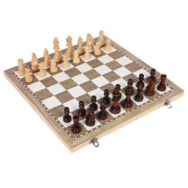 1 Set Toy International Chess Checker Board Kids Educational Chess ...