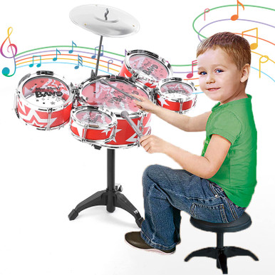 Toddlers Drum Set Kids Jazz Drum Kit Band Rock Drum for 3-8+ - TikTok Shop Toddlers Drum Set Kids Jazz Drum Kit Band Rock Drum for 3-8+ - TikTok Shop