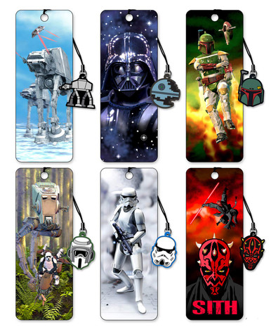 3D Star Wars Bookmarks - by Artgame (Dark Side Set #1
