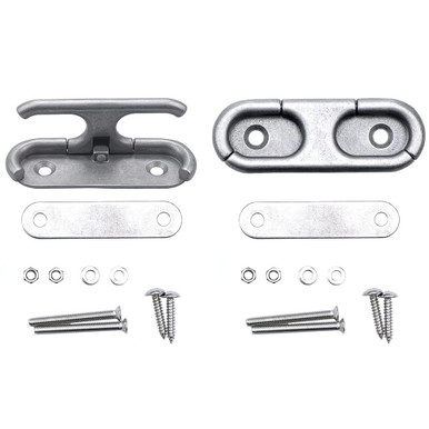 MX 4-1/2 Boat Folding Cleat Marine Dock Cleats Stainless Steel - Pack