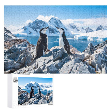 Puzzles for Adults 1000 Pieces, Cute Antarctica Penguins Jigsaw Puzzle ...