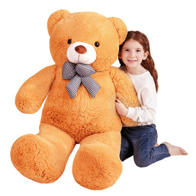 EARTHSOUND Giant Teddy Bear Stuffed Animal - Large Plush Toy Big Soft