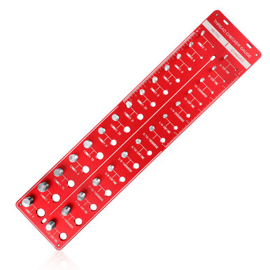 Nut And Bolt Thread Checker 28 Thread Identifier 14 Metric & 14 Standard Size