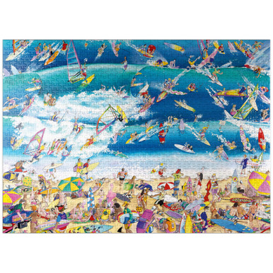 MyPuzzle 1000 Piece Jigsaw Puzzle - Blachon Cartoon Classics, Premium Quality, Made In USA