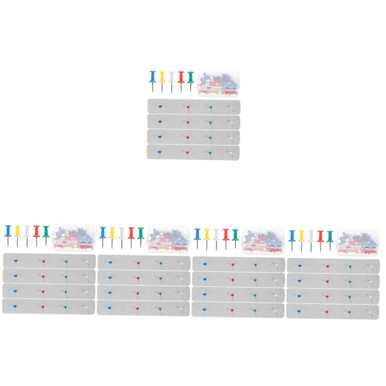 NUOBESTY 5 Sets Plastic Stemborden Voor Klaslokalen Peddels En Stemborden 10 Stuks * 5