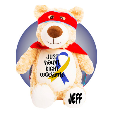Gifts for Kids With Down Syndrome - Personalized Stuffed Cubby Bear ...