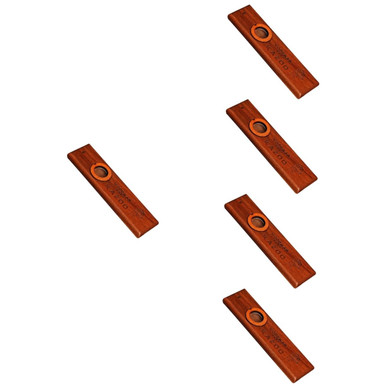 Kazoo Professionale In Legno Sweet Lime 'The Kazoo Guru' – Con 4 Membrane Extra – Fatto In India