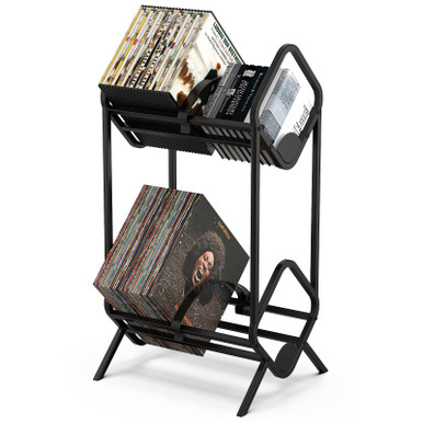 MoKo Vinyl Record Storage, 2-Tier Vinyl Record Holder, Vinyl Record ...