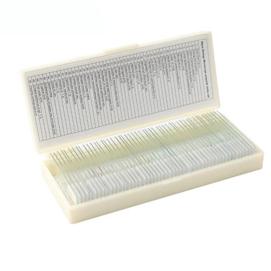 Microscope Accessories Kit for Adult 50PCS/Set Biological Glass Sample ...