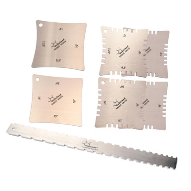 Toyvian 1pc Radius Gauge Luthier Tools Radius Measurement Tool Ruler ...