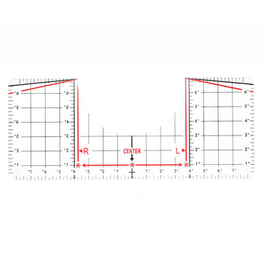 Tshirt Ruler Guide for Vinyl Alignment, T Shirt Rulers to Center Design ...