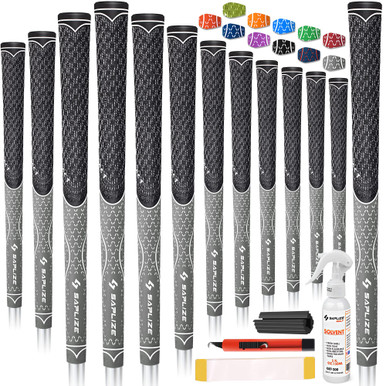 SAPLIZE 13 Golfgriffe Standard Multi-Compound Hybrid – Cyan Golfschlägergriffe Set