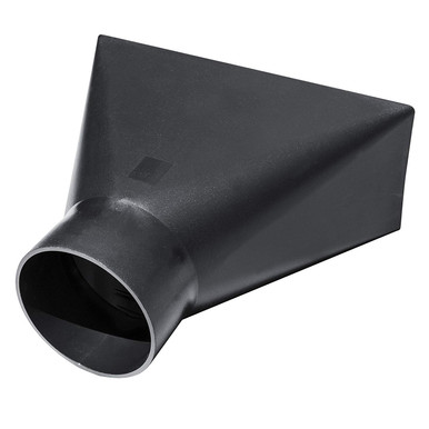 POWERTEC 70151 Dust Hood Rectangular Funneled Shape, 4-Inch By 10-Inch ...