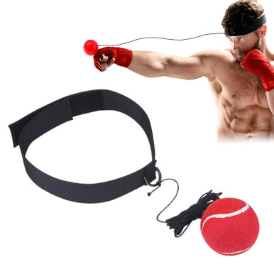 Boxing Reflex Ball Set - Fight Training Kit with Headband Punching Ball ...