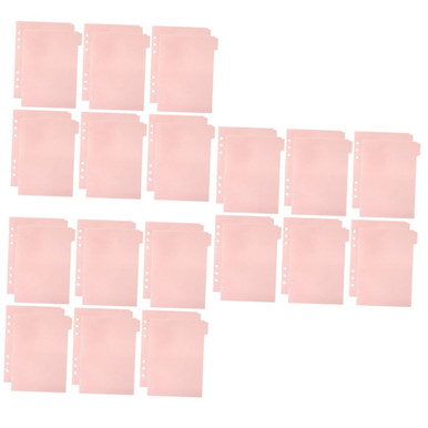 36 Pcs Partition Baffle Binder Clips Notebooks Note Pads Index Dividers ...