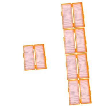 GLEAVI 5pcs Box Slide Box Microscope Slide Organizer Microscope Slide ...