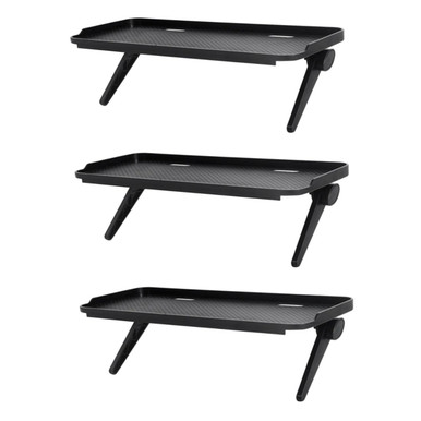 Hemoton 3pcs Screen Shelf Metal Laptop Riser Bathroom Trash Can Riser ...