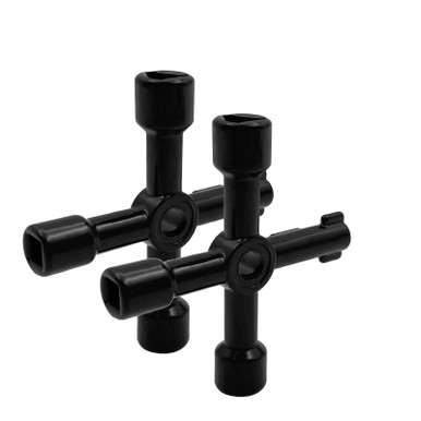QYQRQF 4-Way Multi-Functional Utility Key, 4 in 1 Universal Cross Key ...