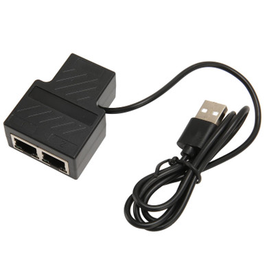 Splitter Ethernet RJ45 1 A 2 – Adattatore LAN Maschio-femmina Con Chip PCB – Cavo CAT7, Contatti Dorati - 6