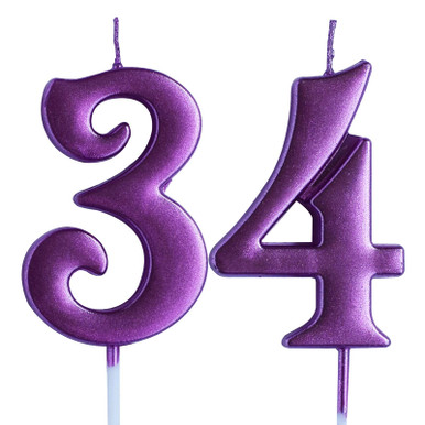57 Birthday Decorations Pink Number 57 Birthday Candle - 57th For