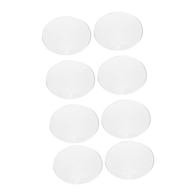 HEALLILY 10pcs Laboratory Equipment Lab Watch Glass Beaker Lid Glass ...