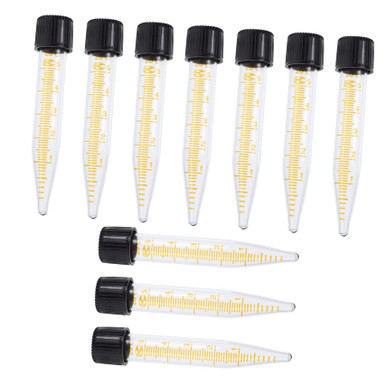 BUGUUYO 10 Pcs Pointed Bottom Centrifuge Tube Terrarium Clear Sample ...