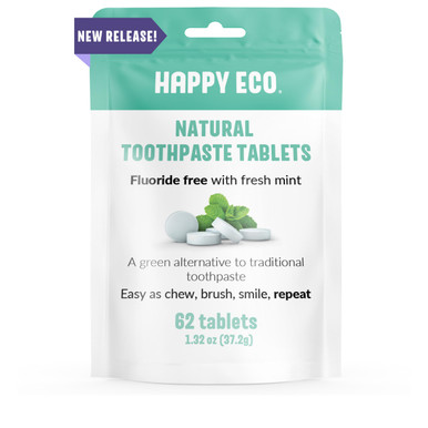 Chewable Toothpaste Tablets 62pcs Eco Friendly Toothpaste Fluoride